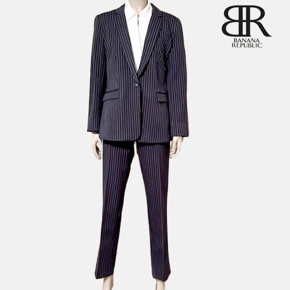 Banana Republic Pants - Banana Republic Striped Suit